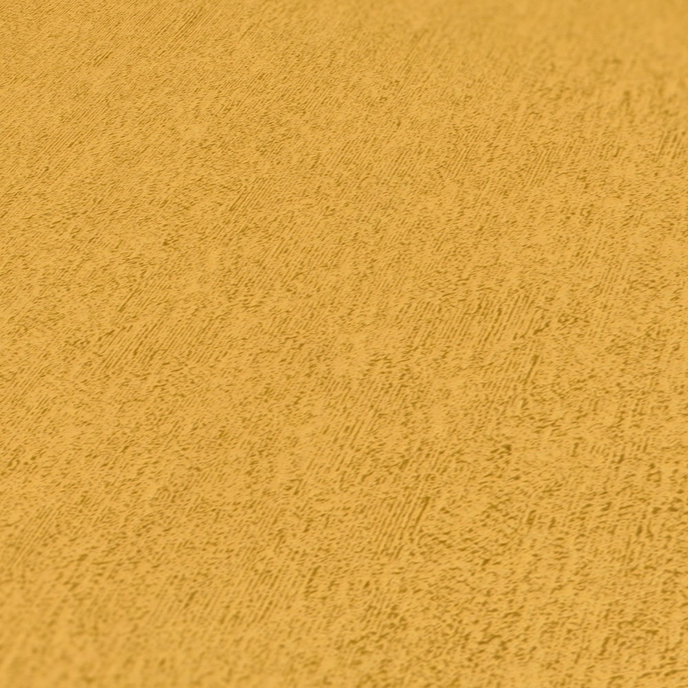             Einfarbige Tapete mit Struktur Optik matt & glatt – Gelb
        