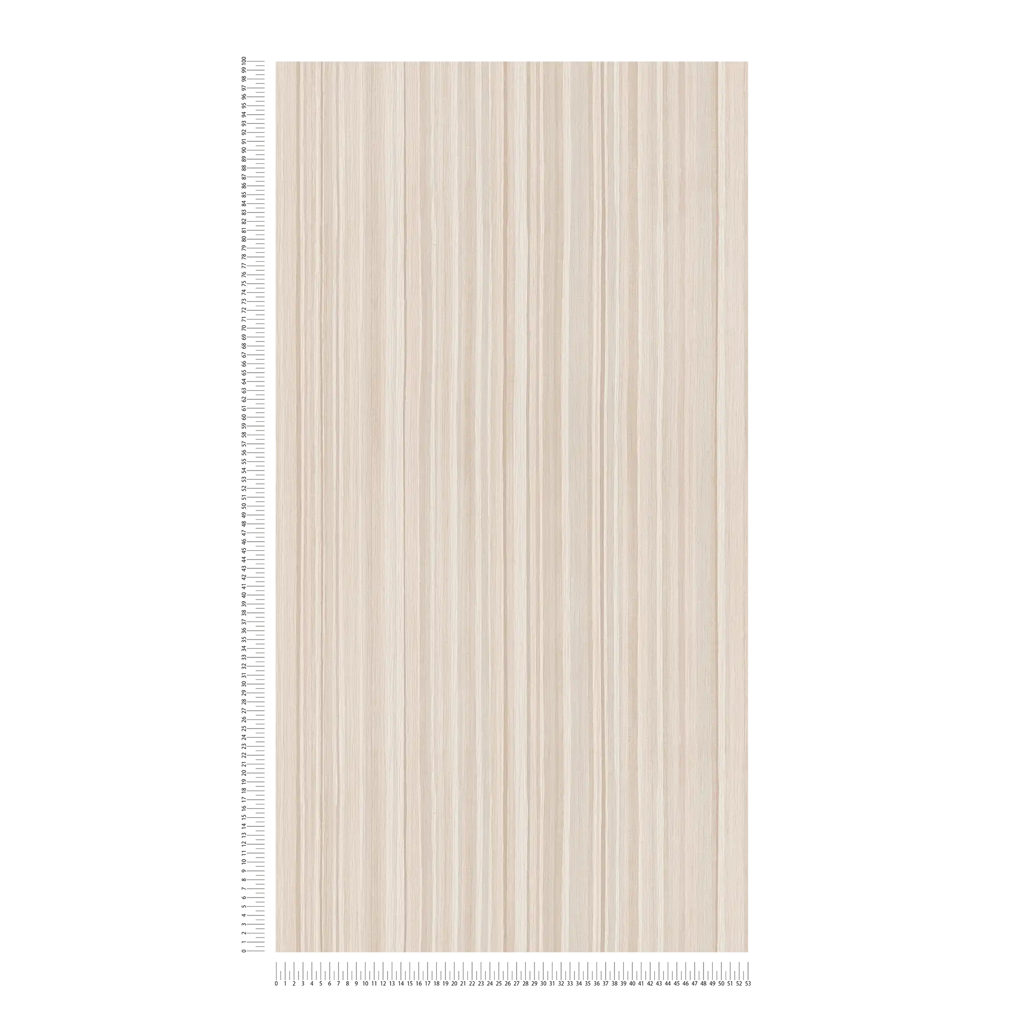             Streifen-Tapete mit schmalem Linienmuster – Beige
        