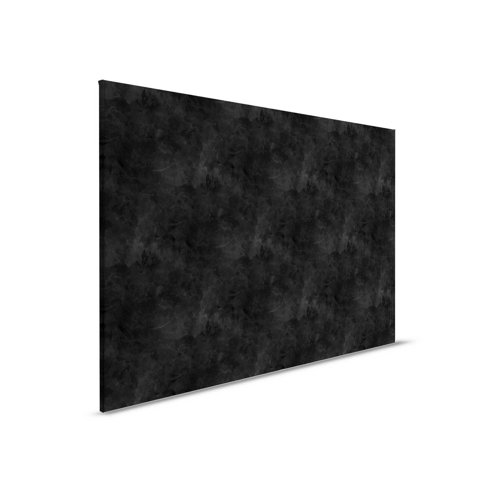         Schwarzes Leinwandbild Kreidetafel Look – 0,90 m x 0,60 m
    