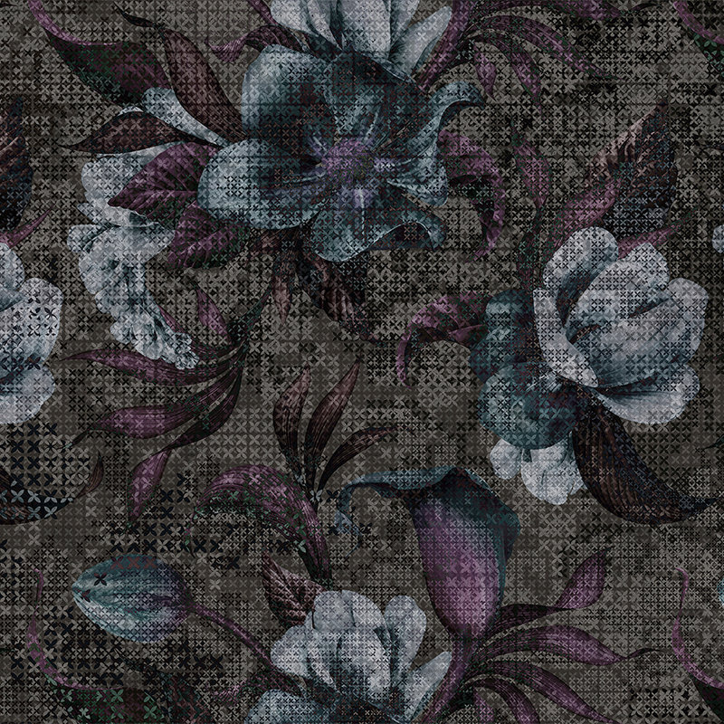 Blumen Fototapete Pixel Design – Walls by Patel

