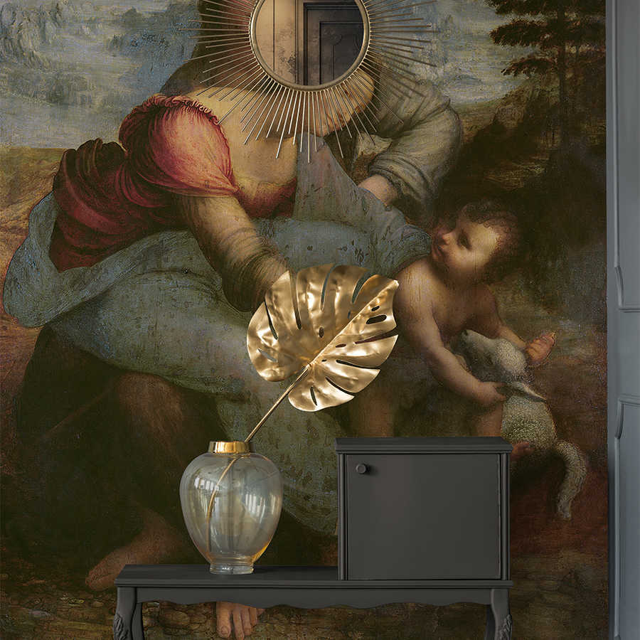         Fototapete "Jungfrau und Kind mit der hl. Anna" von Leonardo da Vinci
    