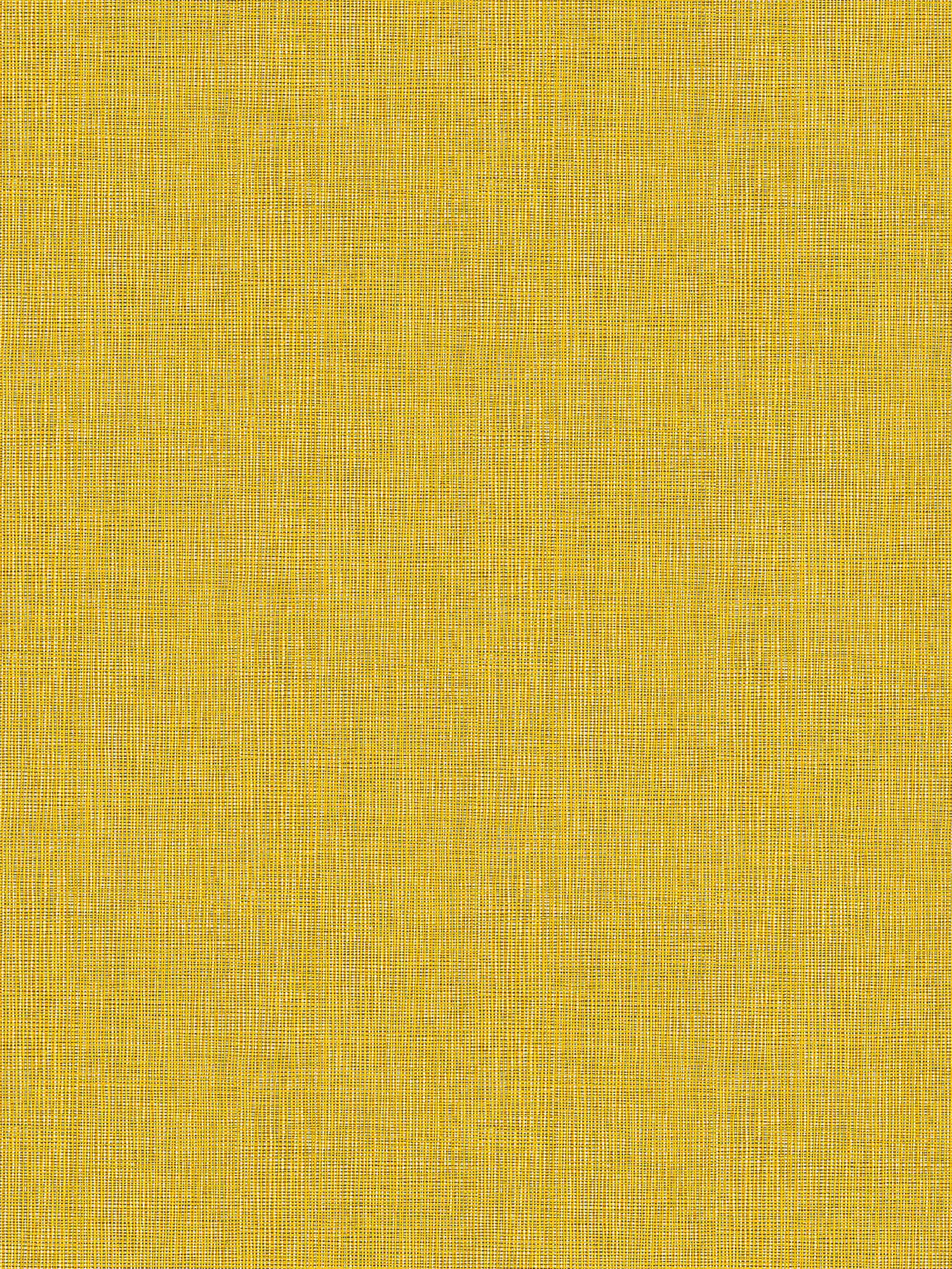 Uni-Tapete Textil Optik mit Details in Silber & Grau – Gelb, Grau, Silber
