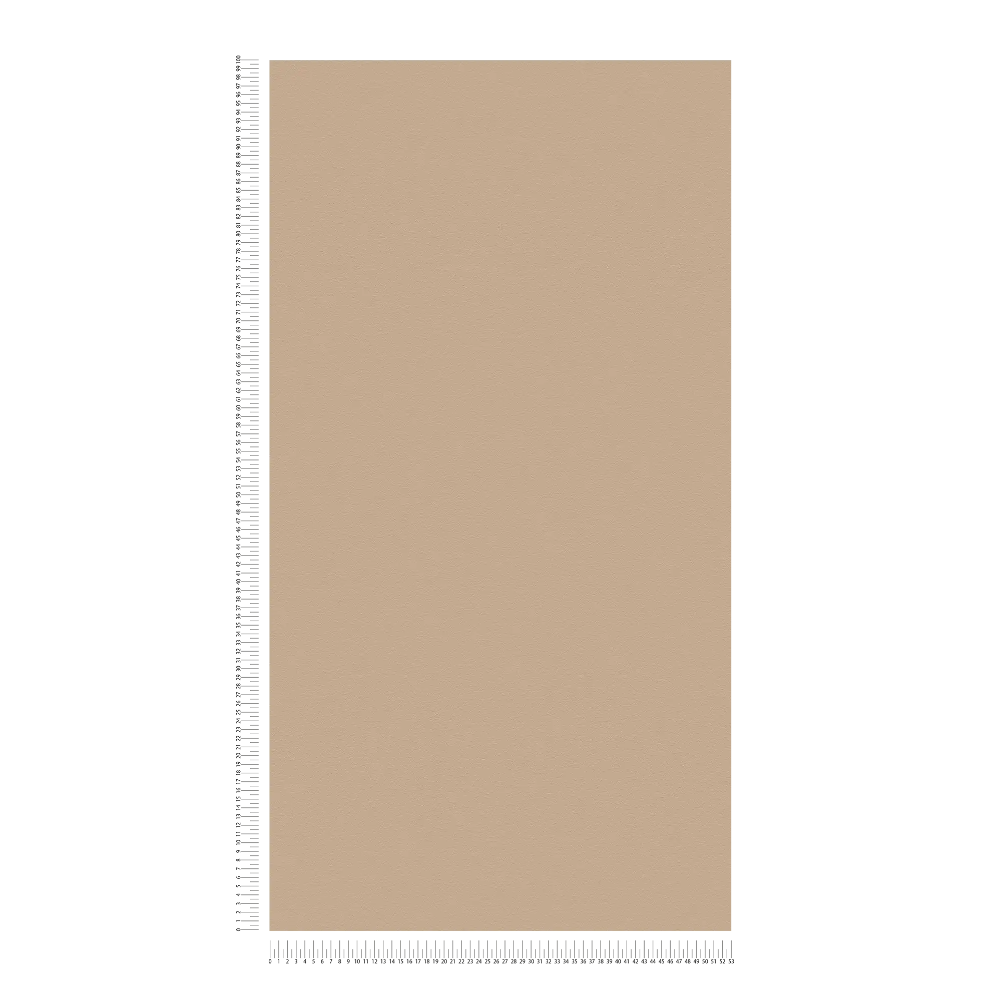            Einfarbige Tapete Hellbraun mit glatter Oberfläche – Beige, Braun
        
