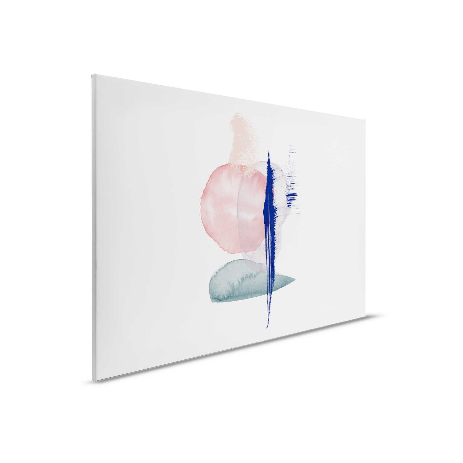         Leinwandbild Kunst Aquarell minimalistisches Design – 0,90 m x 0,60 m
    