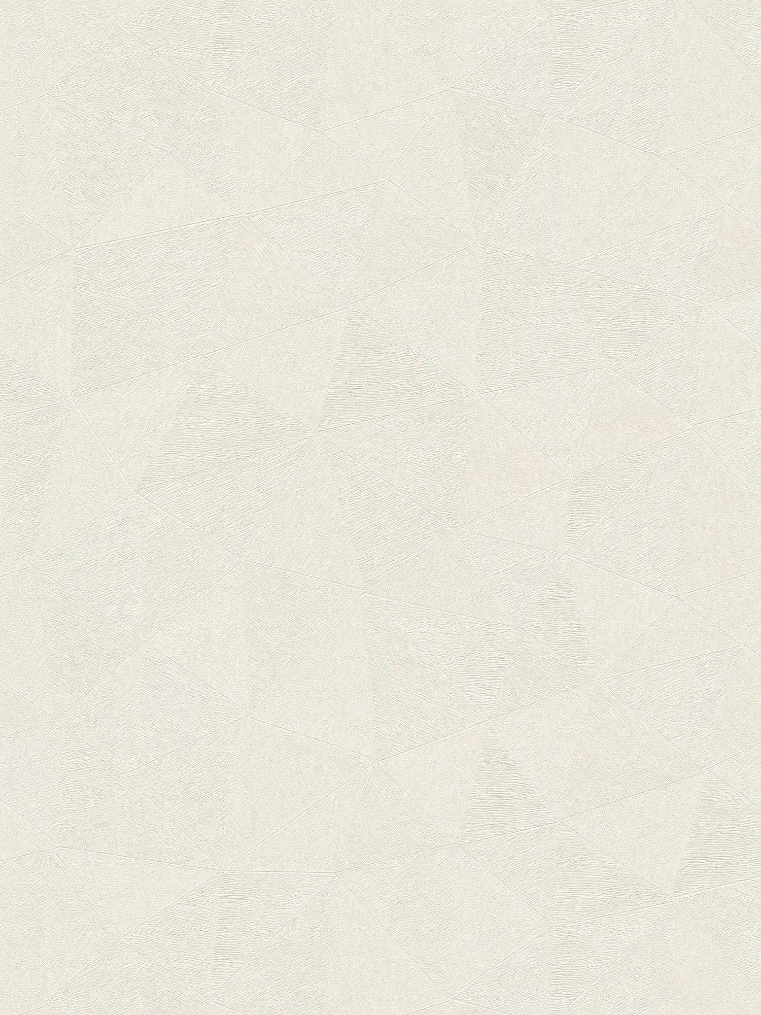 Grafische Vliestapete mit leichtem Muster – Weiß
