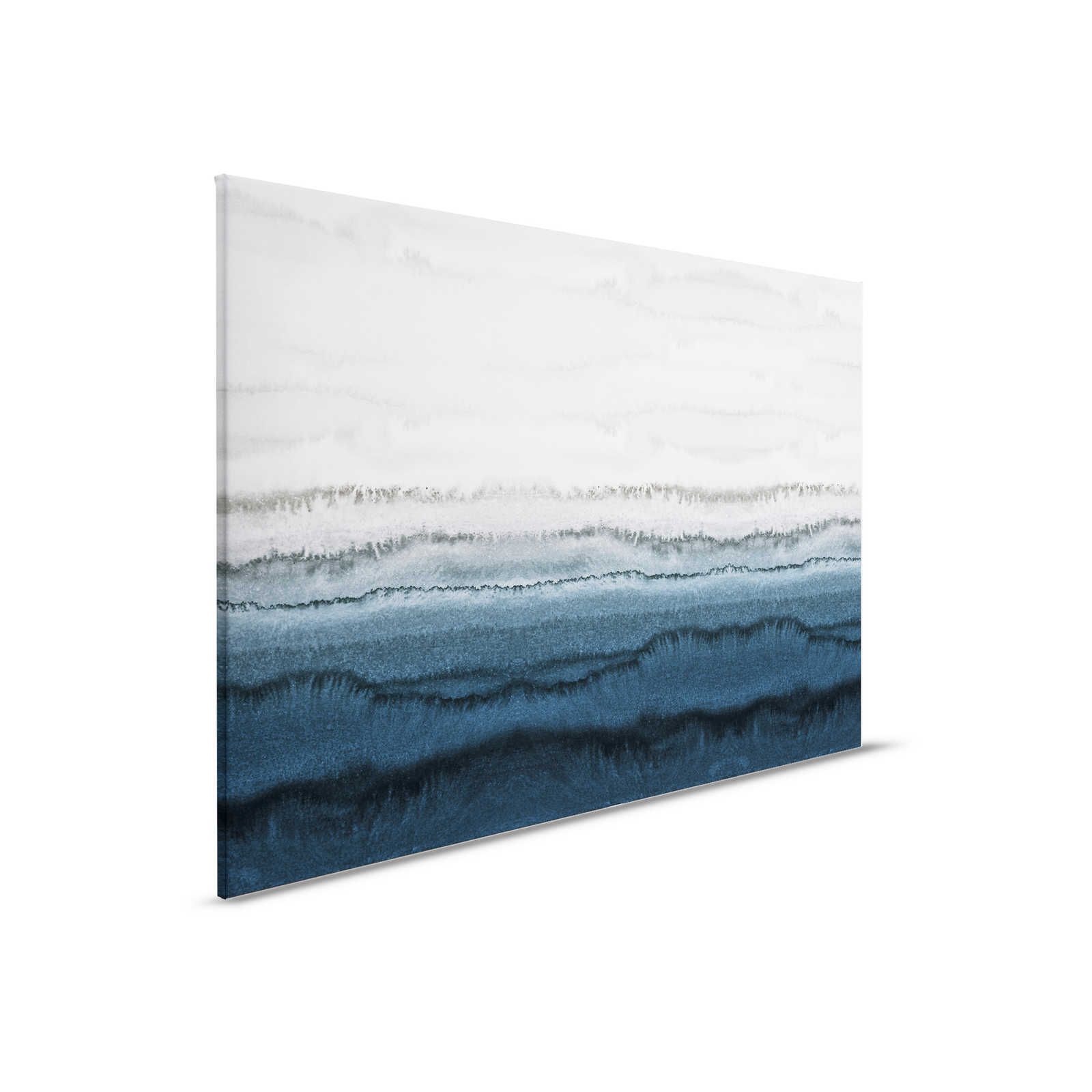         Leinwandbild Gezeiten im minimalistischen Aquarell Stil – 0,90 m x 0,60 m
    