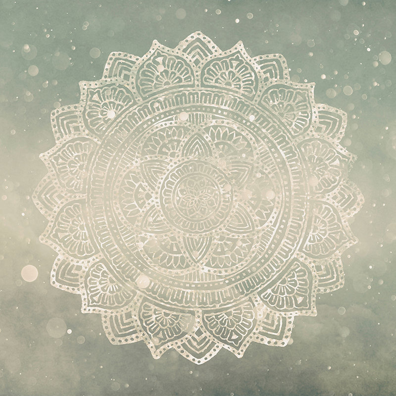         Fototapete Mandala im Boho Style – Grau, Beige, Weiß
    