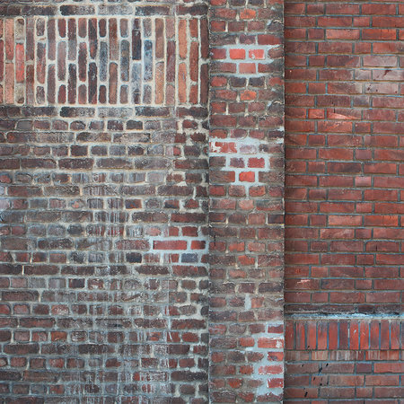 Fototapete rote Backstein Mauer im Industrial Stil

