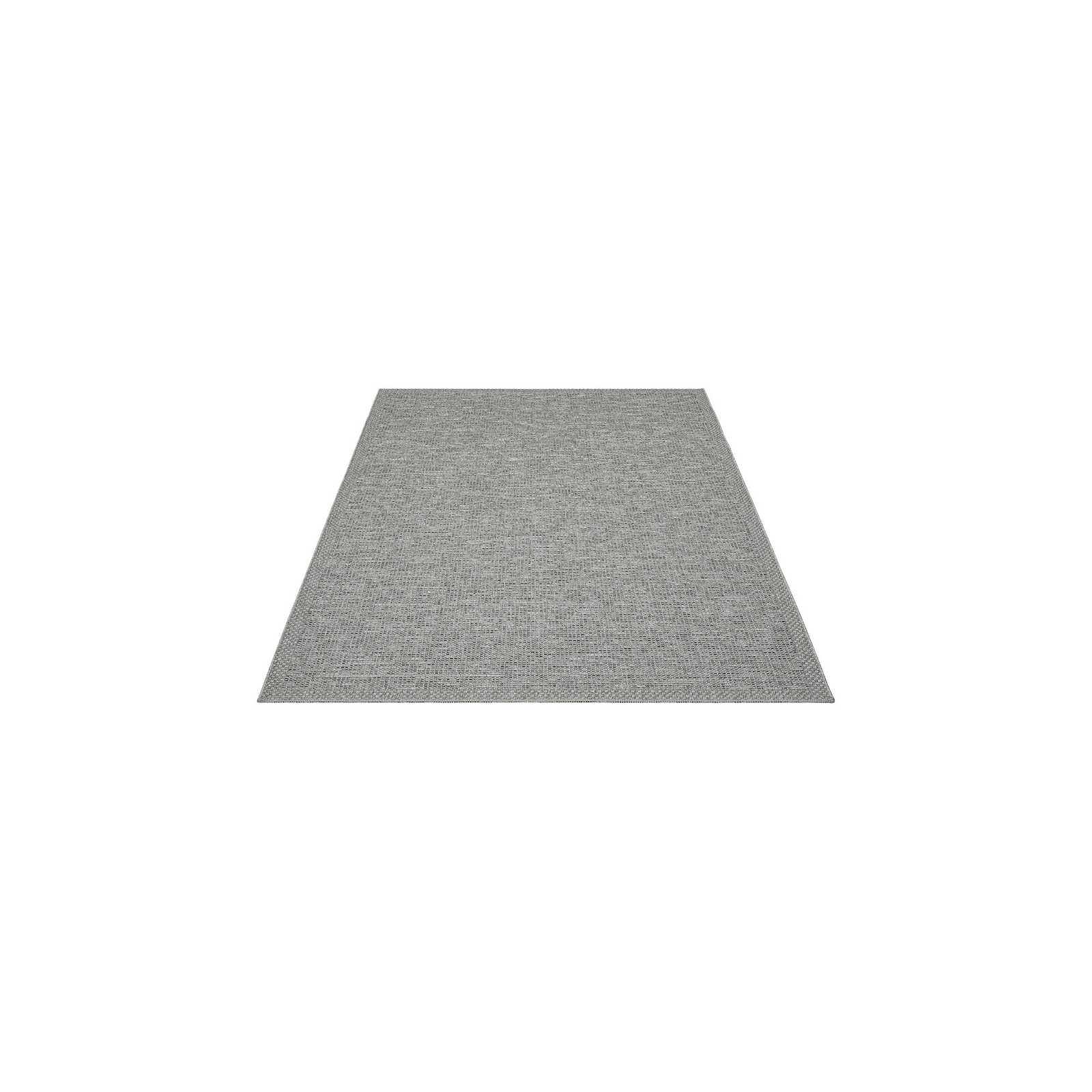 Schlichter Outdoor Teppich in Grau – 160 x 120 cm
