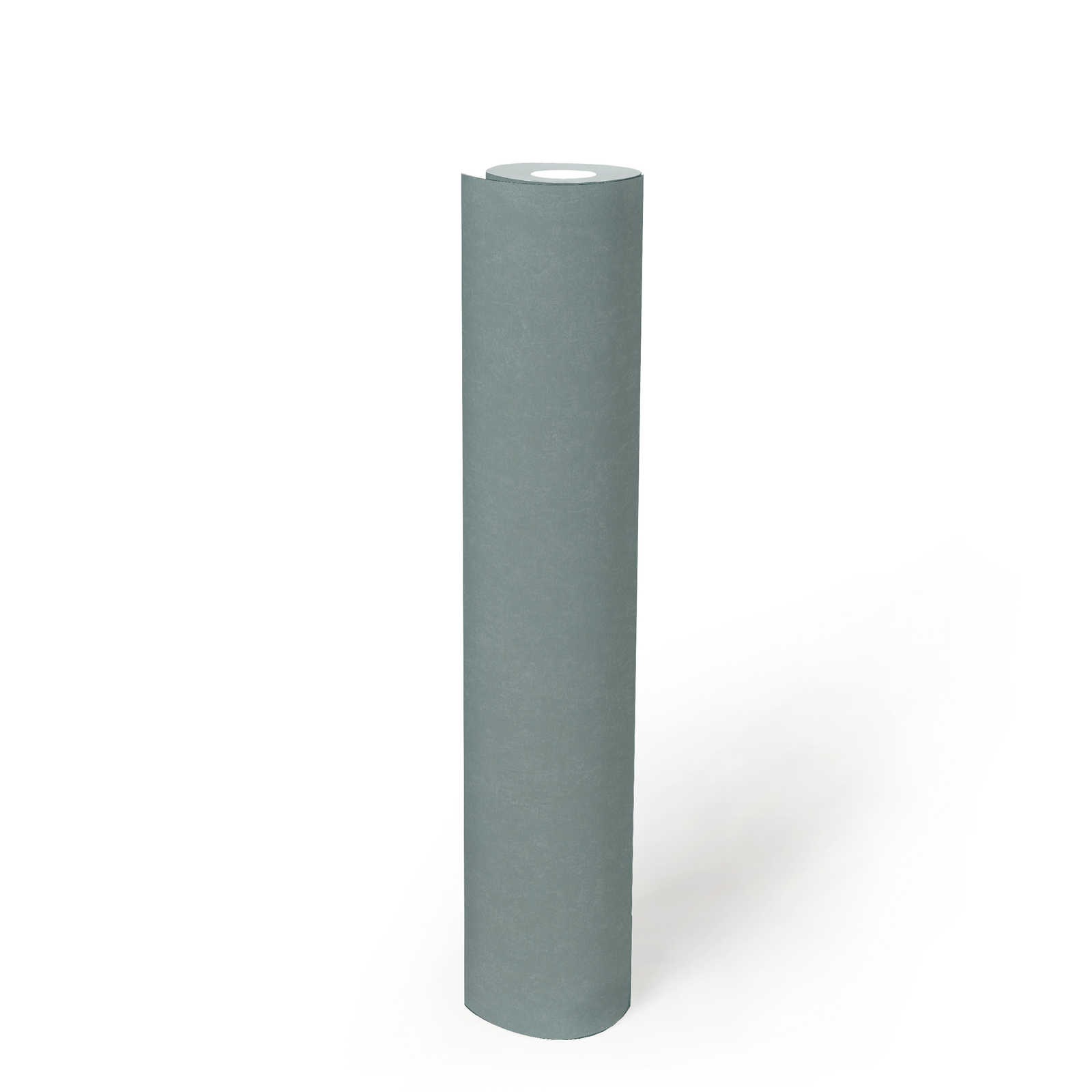             Einfarbige Tapete Blassgrün mit Strukturdesign – Blau
        