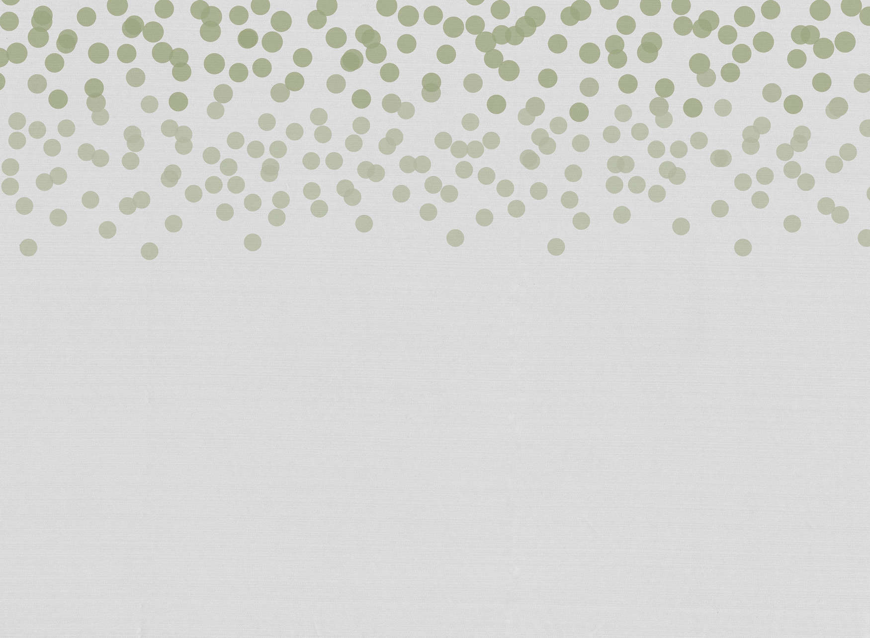             Fototapete mit dezenten Punkt-Muster – Grün, Grau
        
