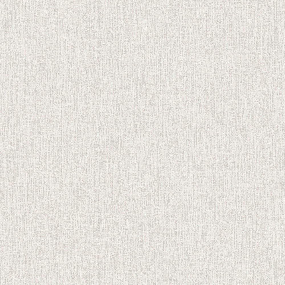            Einfarbige Tapete meliert, mit Gewebestruktur – Weiß, Grau
        