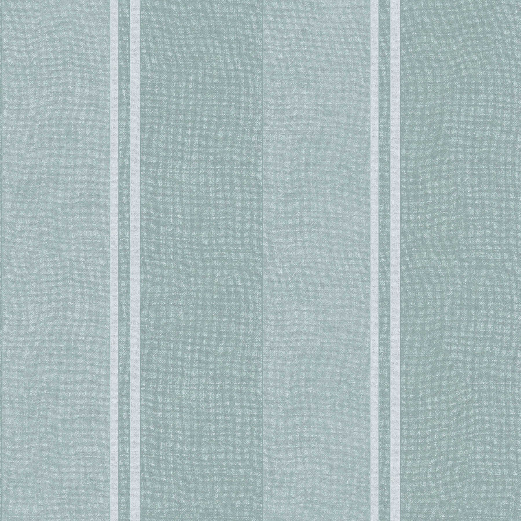         Streifentapete mit Textiloptik im Landhausstil – Blau
    