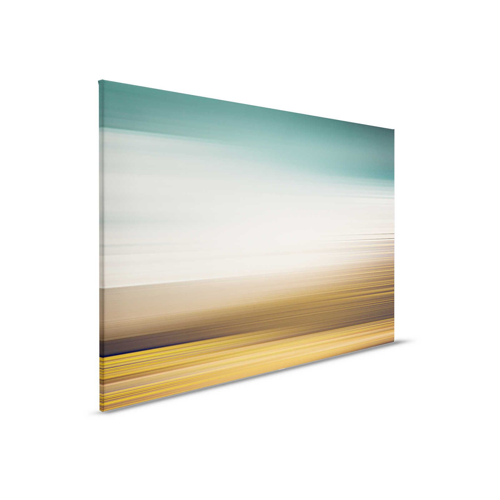         Horizon 3 - Leinwandbild Landschaft abstrakt mit Farbdesign – 0,90 m x 0,60 m
    