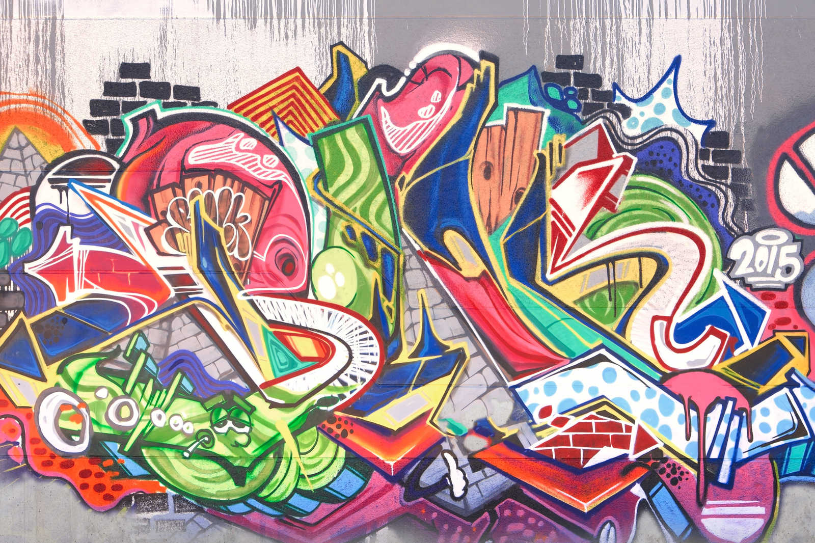             Urbane Graffiti Wand Leinwand – 0,90 m x 0,60 m
        