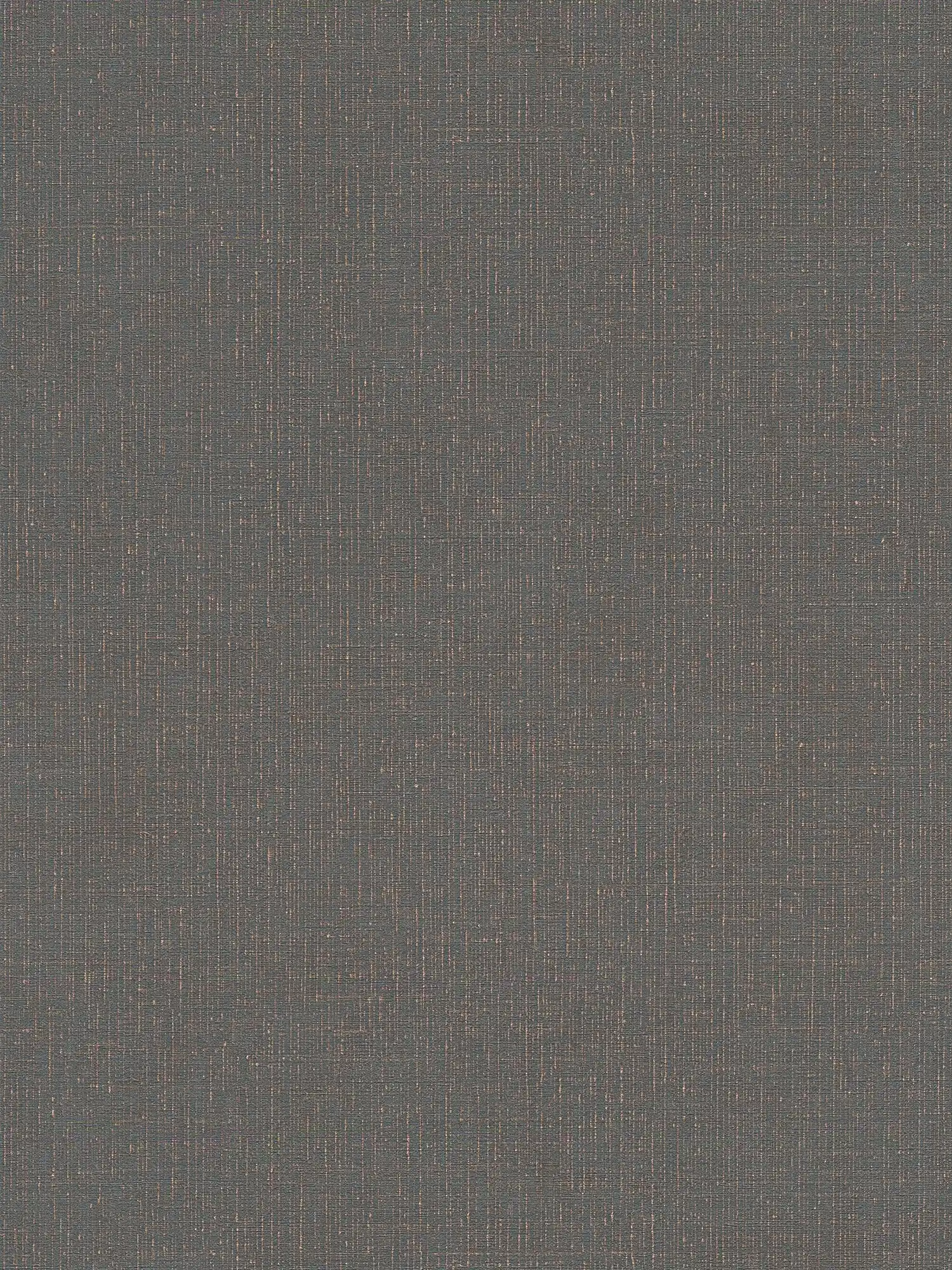 Textiloptik Tapete Anthrazit mit Leinenstruktur – Schwarz, Grau
