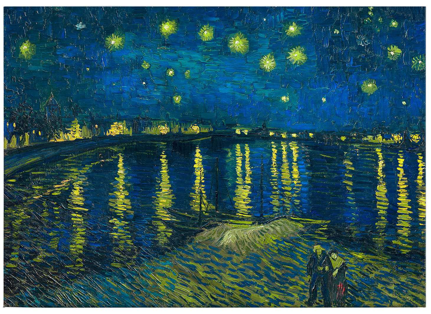             Leinwandbild "Sternennacht" von Van Gogh – 0,70 m x 0,50 m
        