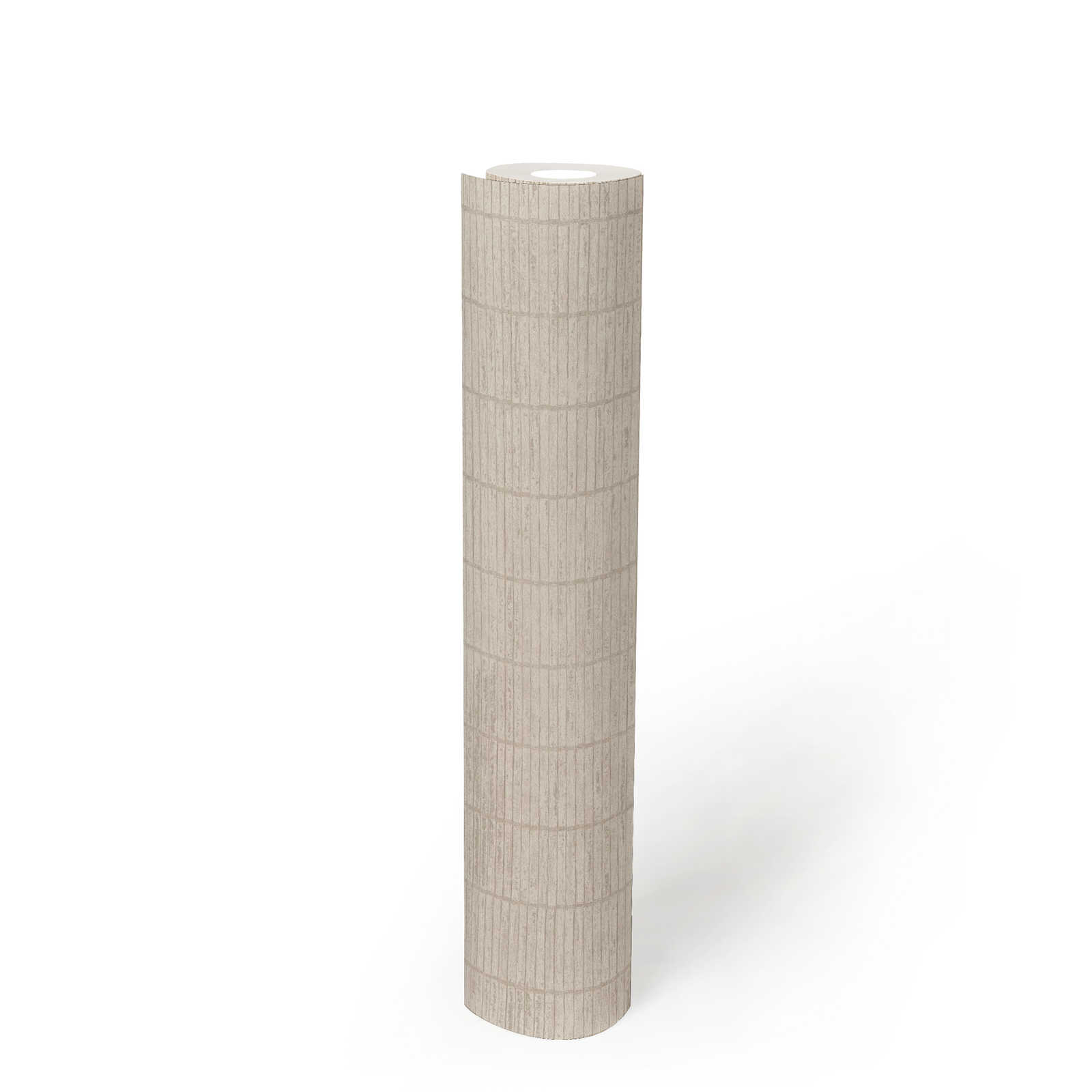             Japandi Vliestapete im Bambuswand-Optik – Creme
        