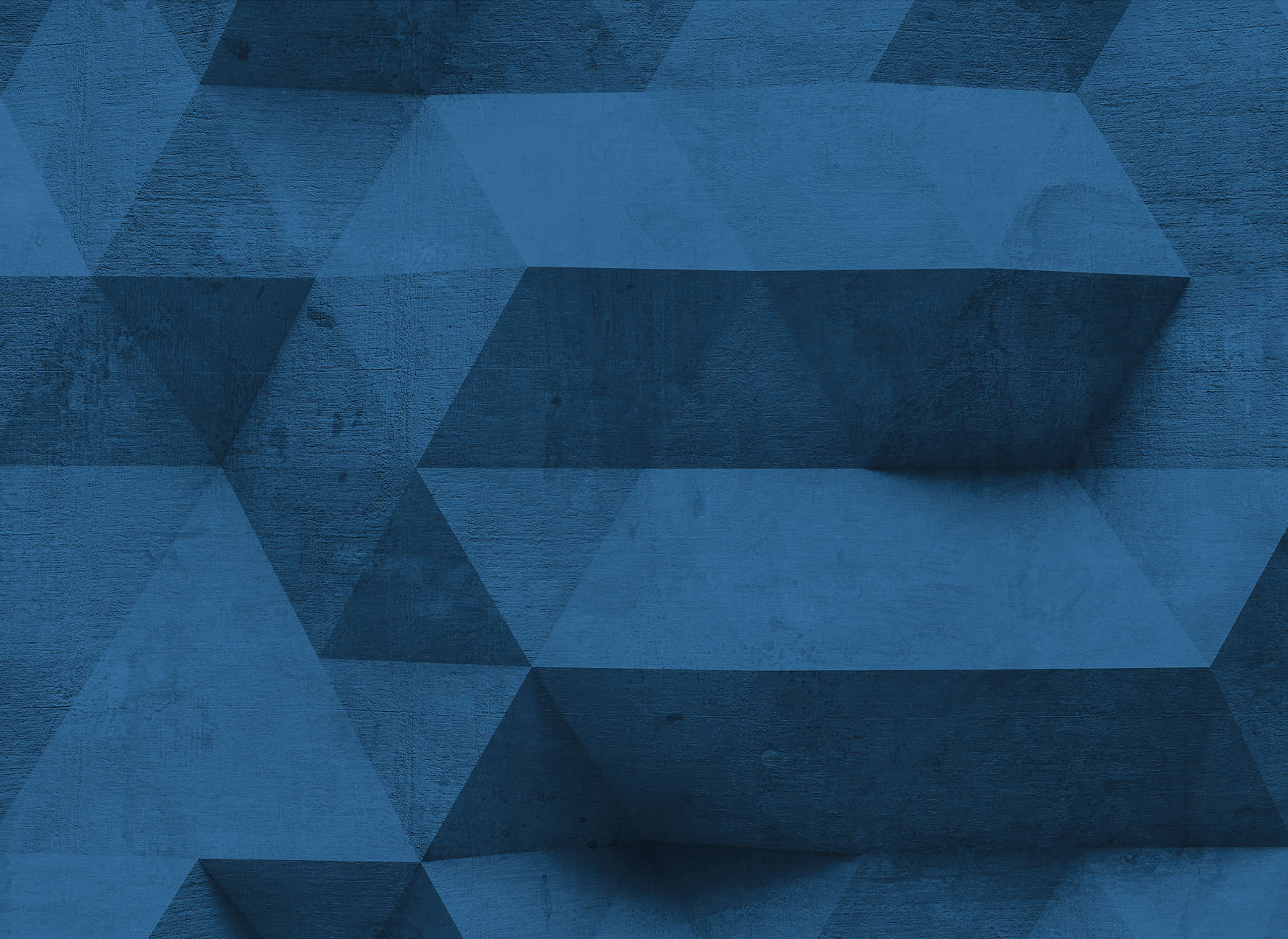             Betonwand mit 3D-Mustern Fototapete – Blau
        
