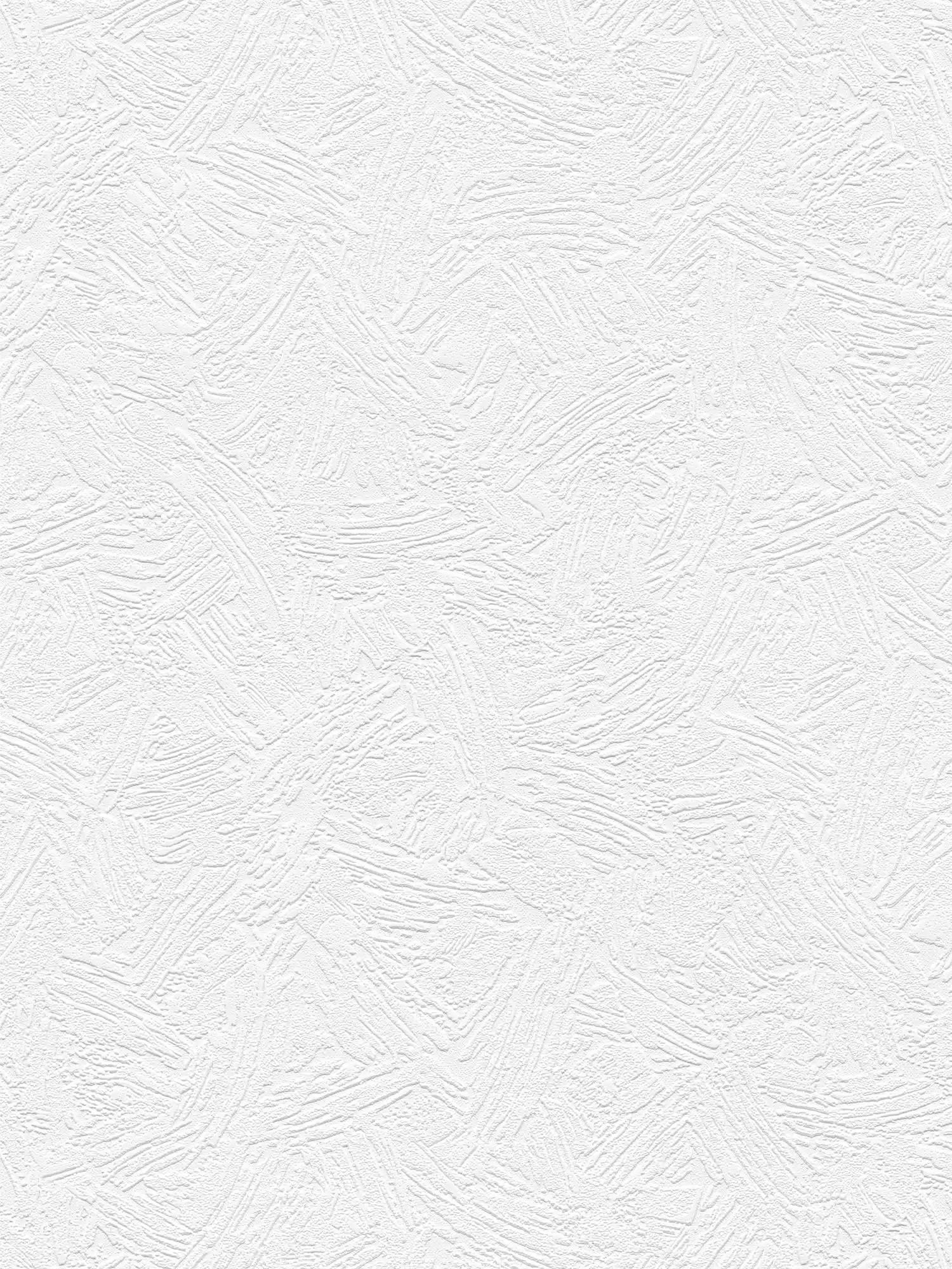 Papiertapete Dekor Putz mit Strukturmuster – Weiß
