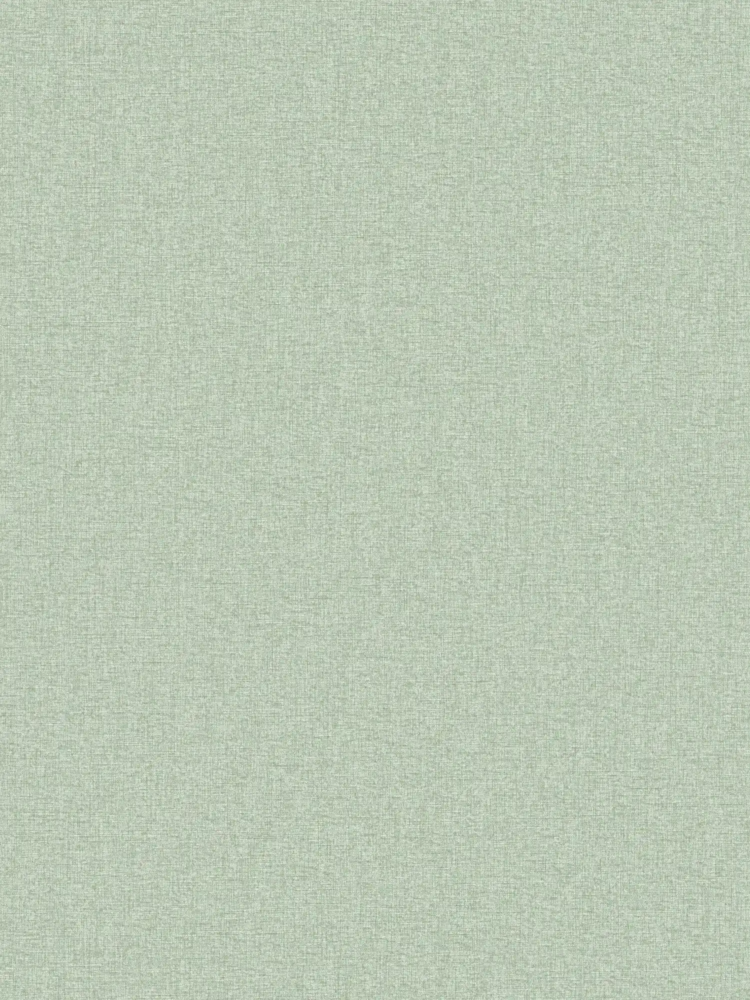 Einfarbige Tapete in Gewebe-Optik mit leichter Struktur, matt – Grün
