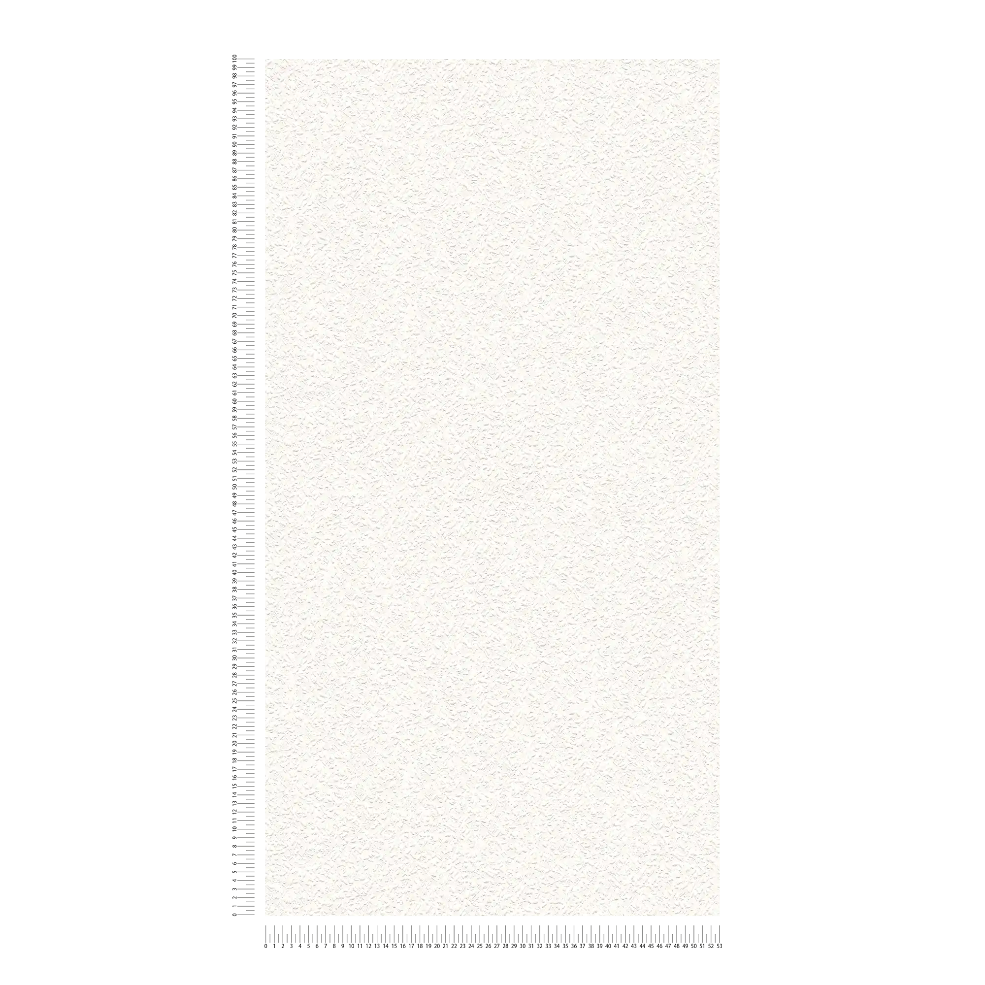             Papiertapete Raufaseroptik in Weiß mit Strukturmuster
        