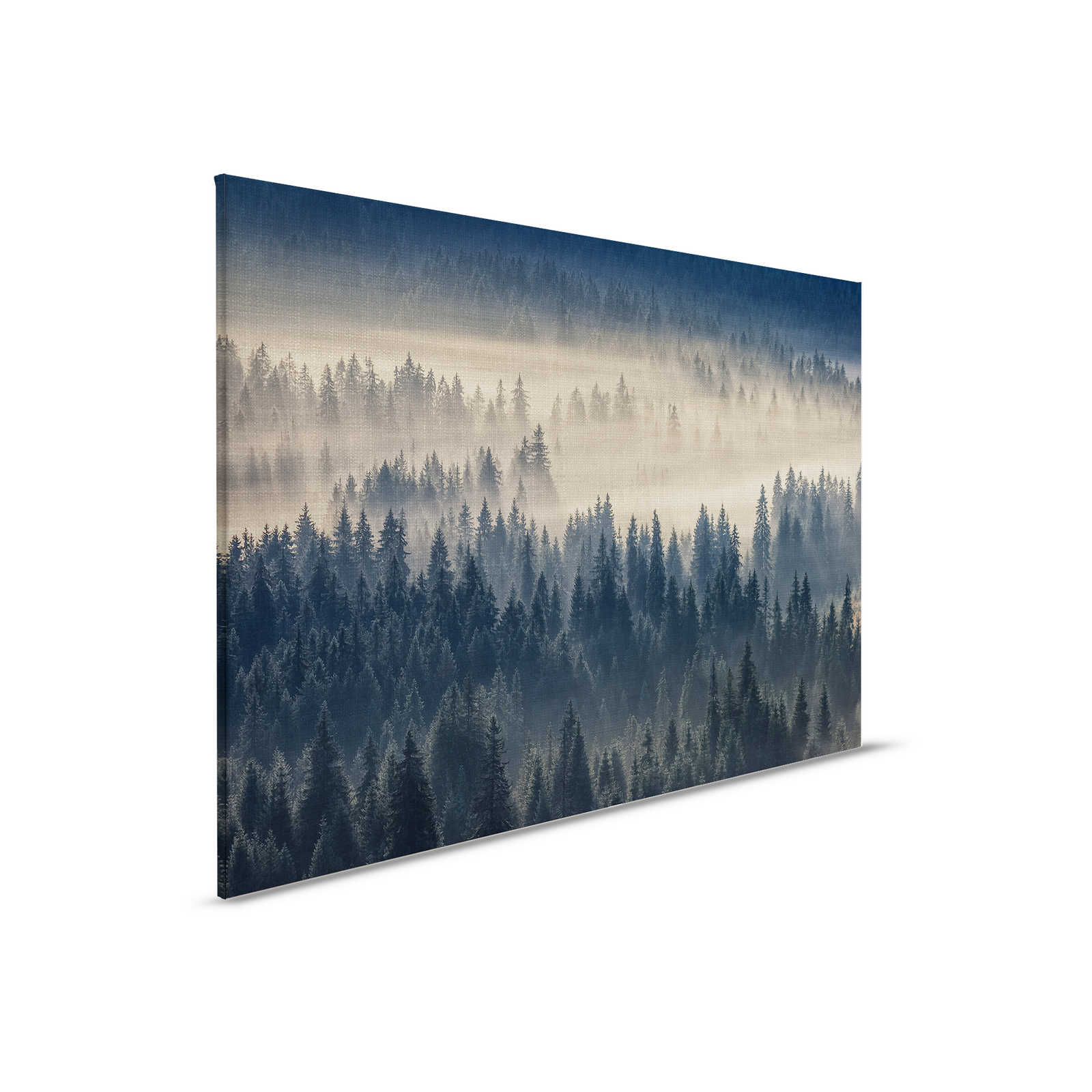         Leinwandbild mit Waldlandschaft auf Leinenstruktur-Optik – 0,90 m x 0,60 m
    