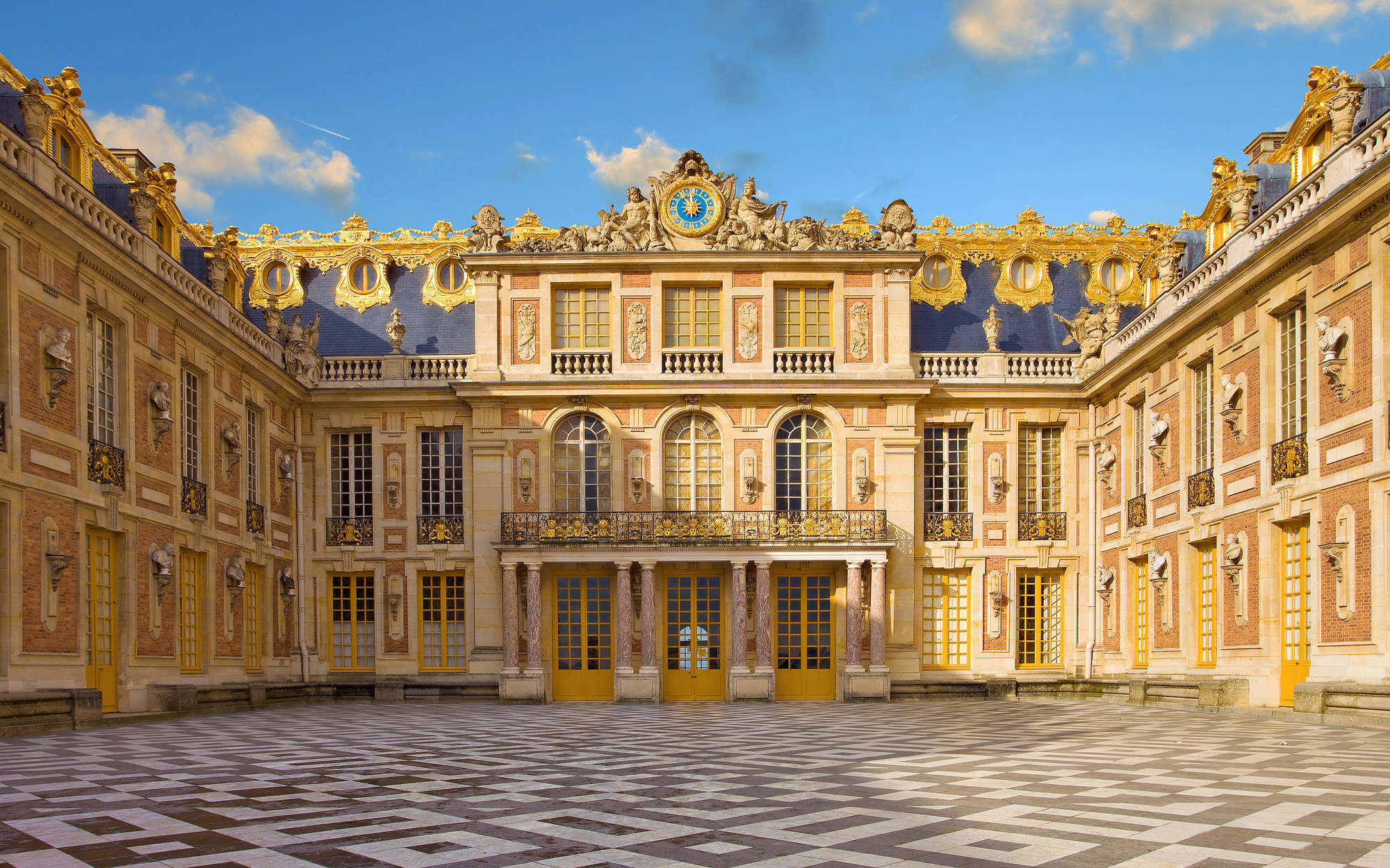            Barock Fototapete Schloss Versailles – Strukturiertes Vlies
        