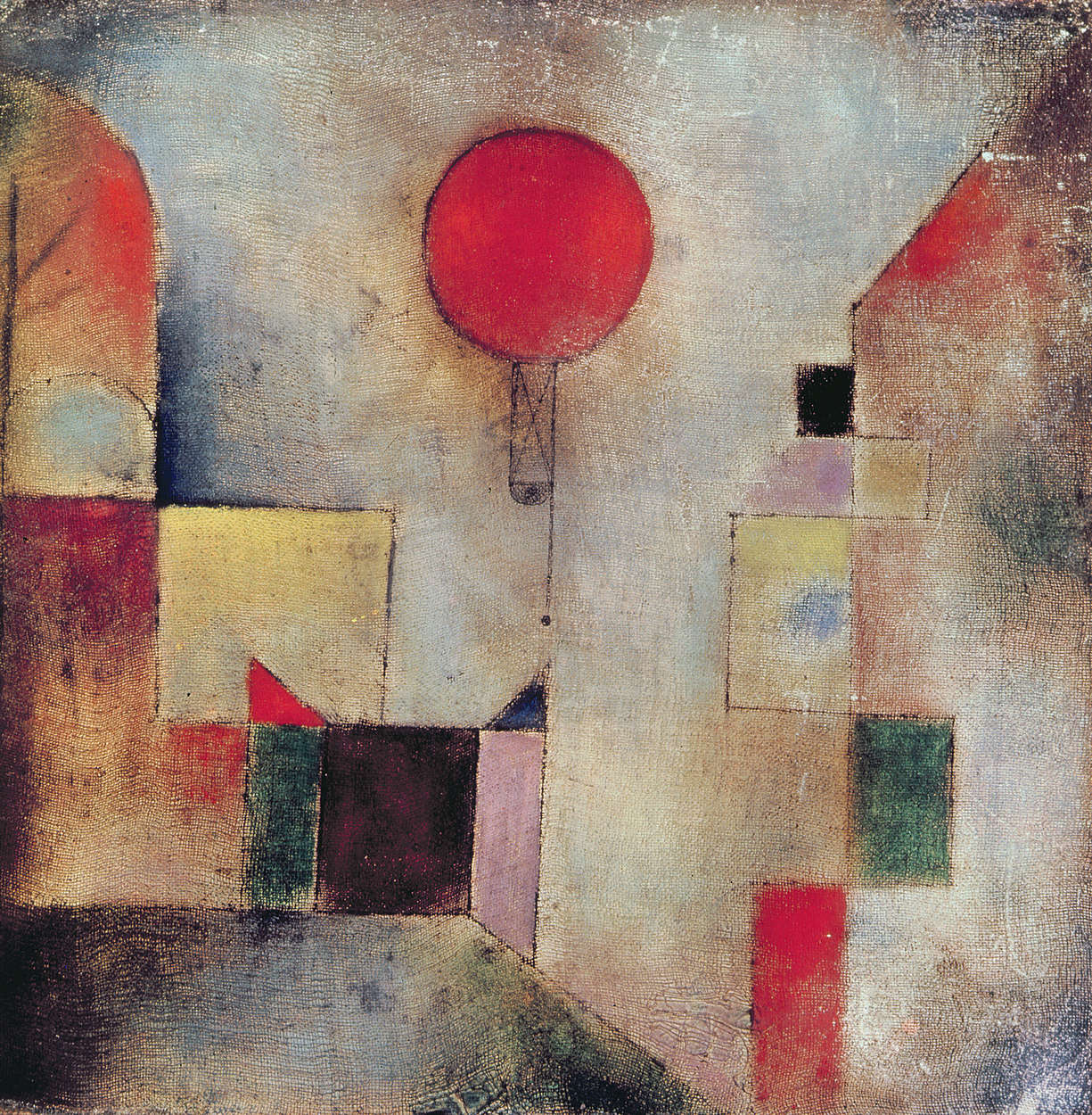             Fototapete "Roter Ballon" von Paul Klee
        