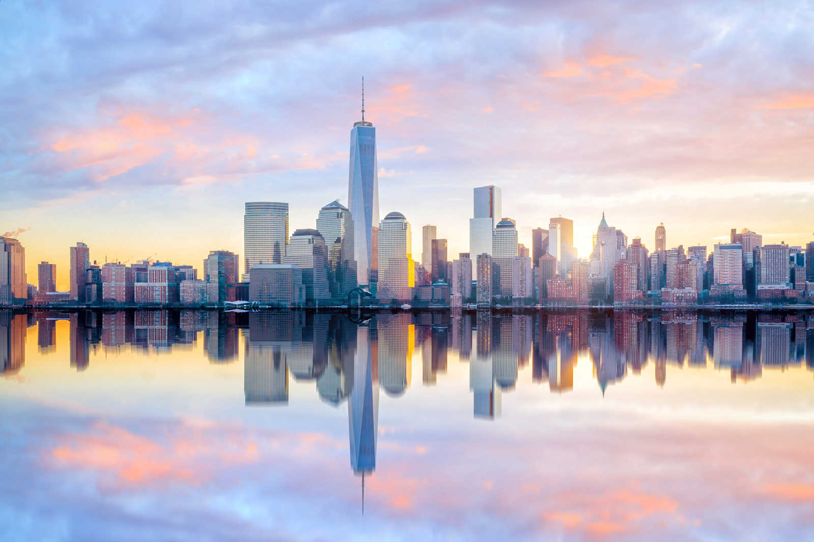             Leinwand New York Skyline am Morgen – 0,90 m x 0,60 m
        