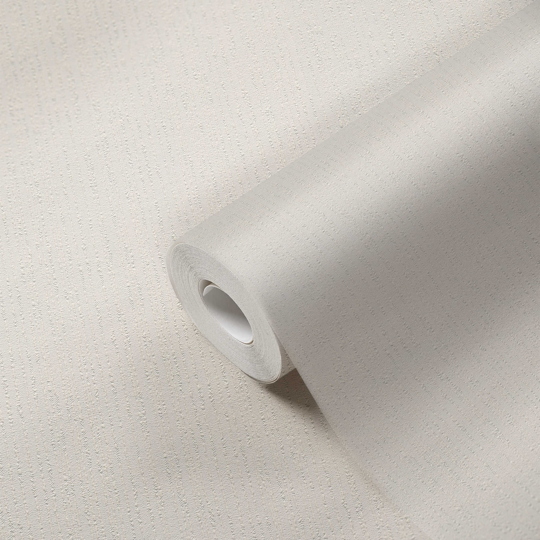             Vliestapete einfarbig mit Strukturprägung – Weiß
        