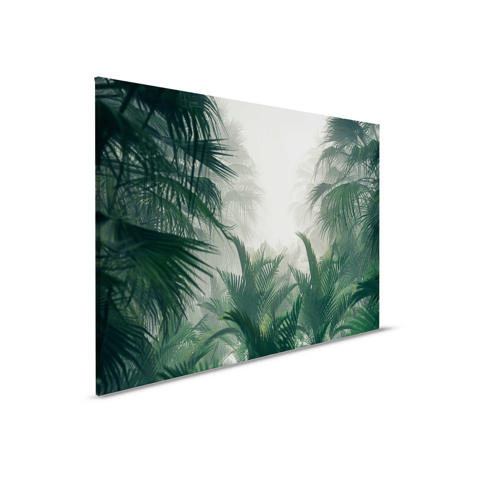 Leinwandbild mit Dschungelblick in der Regenzeit – 0,90 m x 0,60 m
