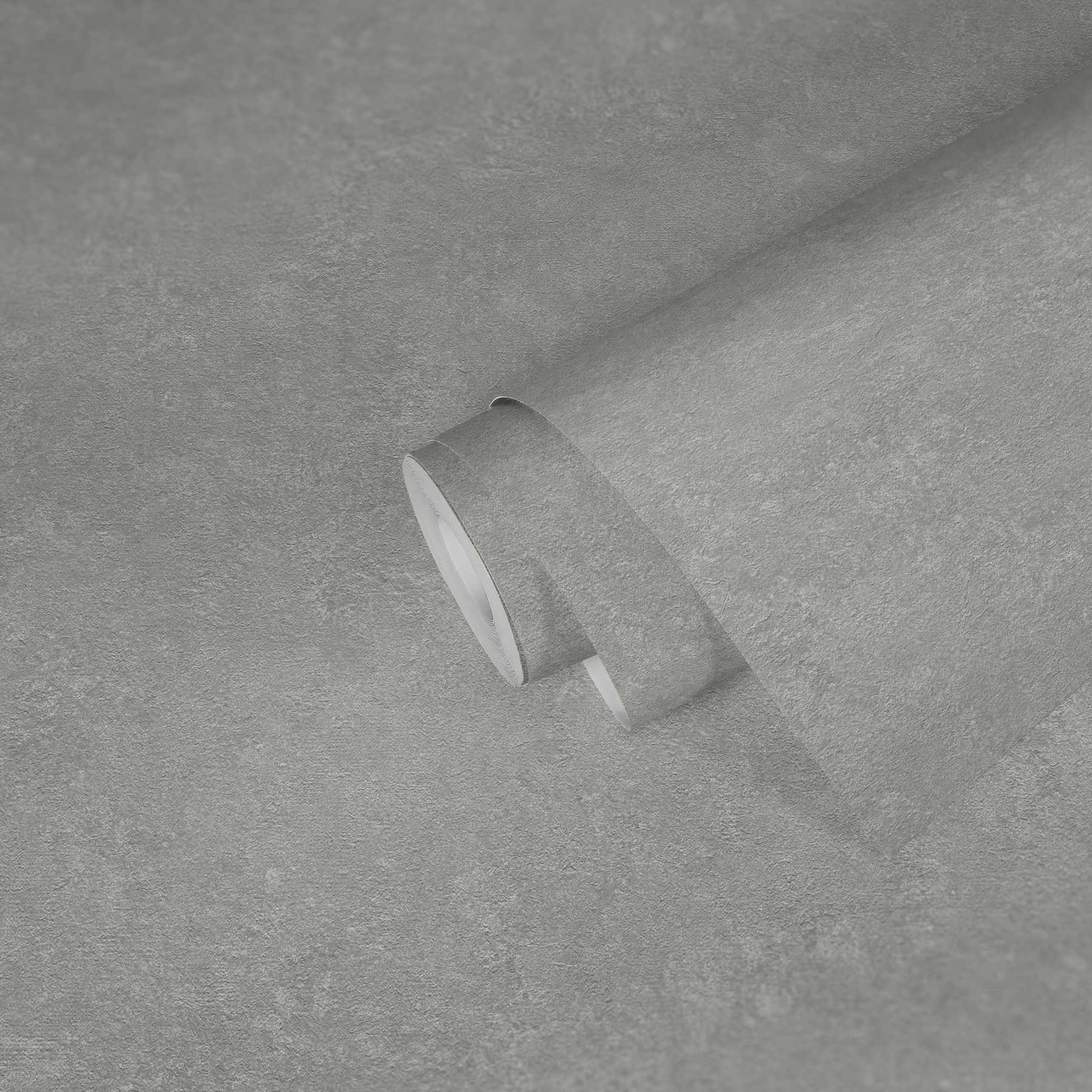             Metalloptik Tapete mit Rost-Akzenten im Industrial Style – Grau
        