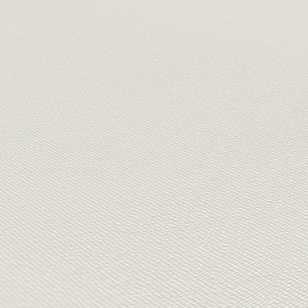             Tapete Creme-Weiß mit Textilstruktur im Landhaus Stil
        