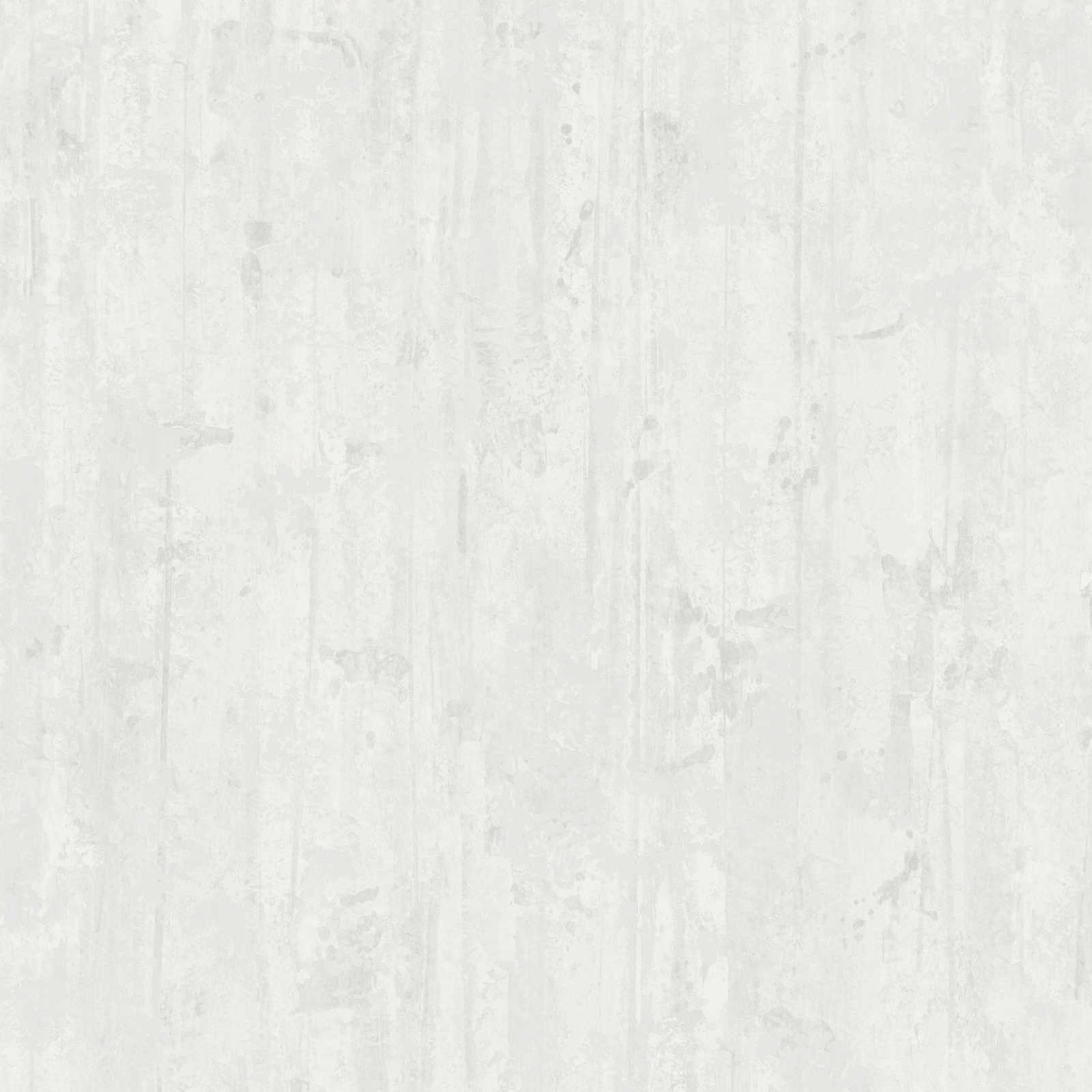         Vliestapete einfarbig, Holzstruktur verblasst – Weiß, Grau
    